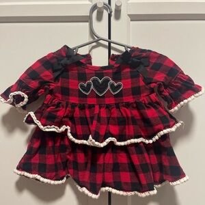 3 for 10$ ❤️ 6M ❤️ Good Lad Red and Black Plaid Dress